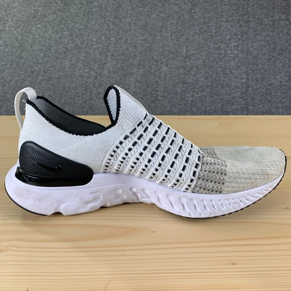 Nike Men React Phantom Flyknit 2 Shoe Size 12 Mesh Sneakers Slip On Athletic A2